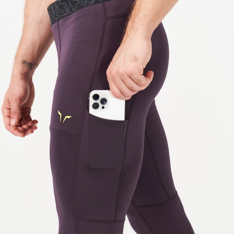 Lab360° TDry™ Gym Tights - Plum Perfect